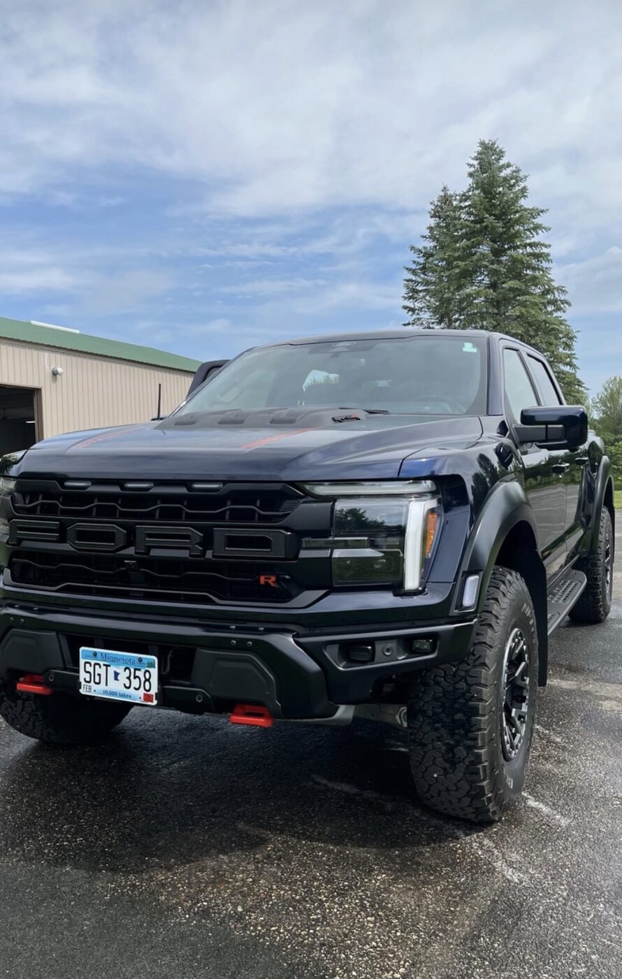Detailed black Ford Raptor