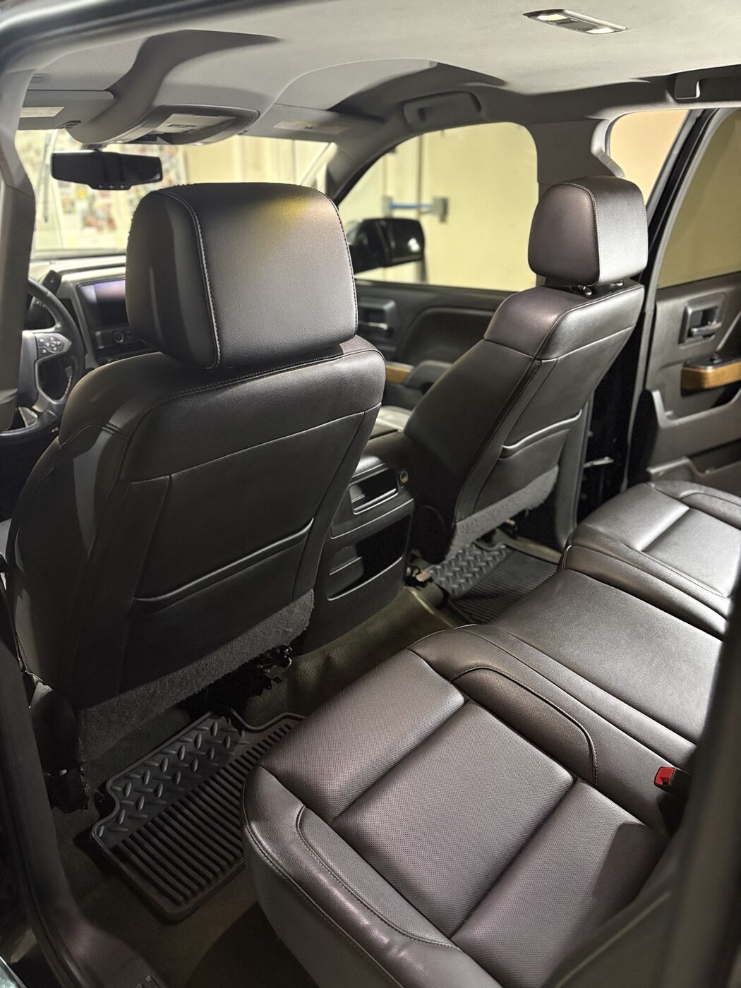 Detailed truck rear interior