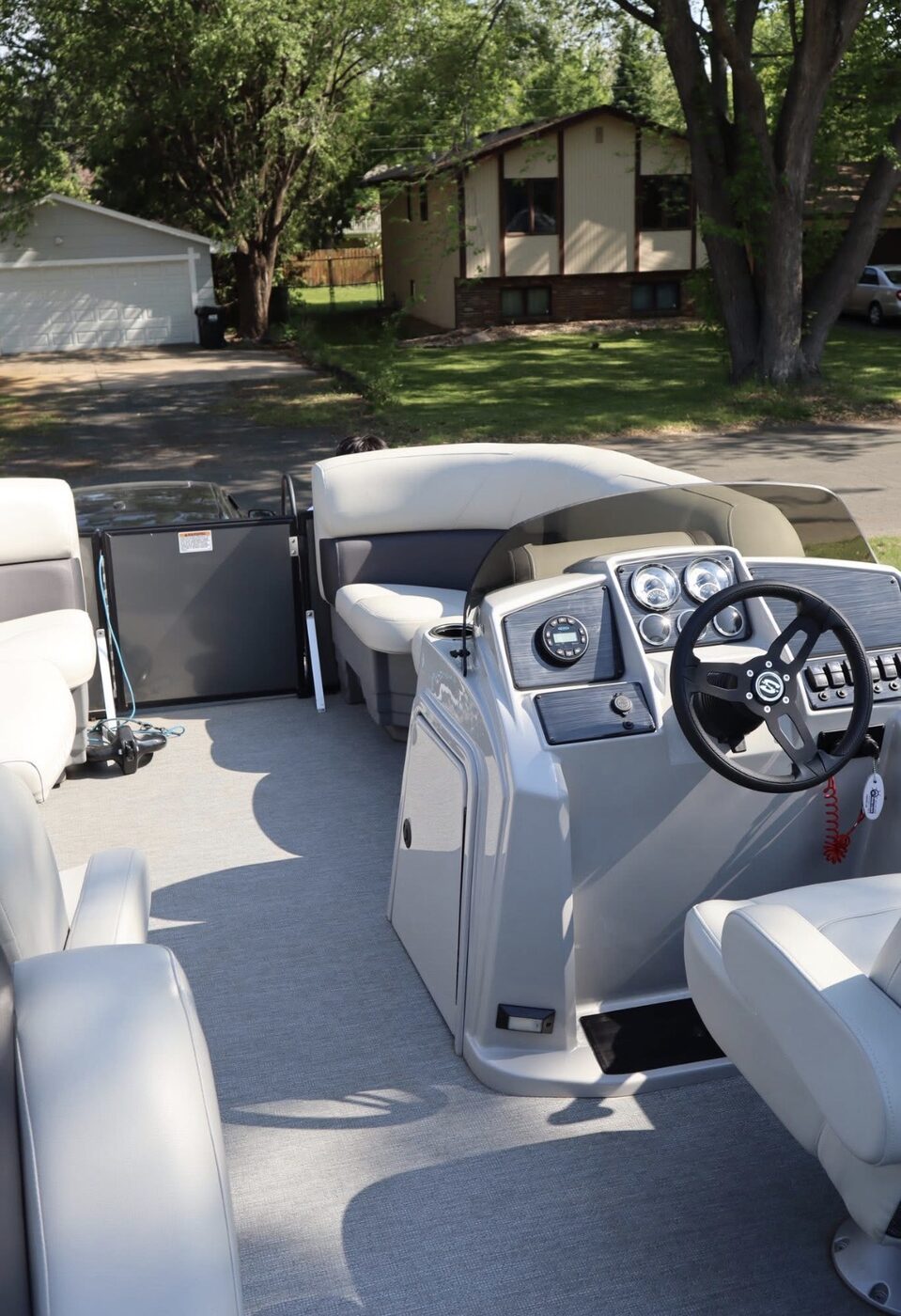 Detailed boat interior