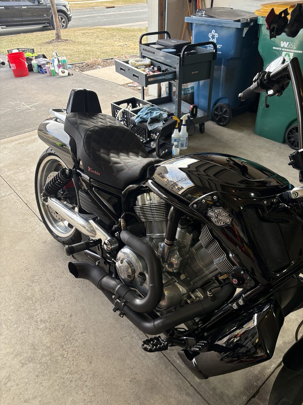 Detailed Harley-Davidson motorcycle