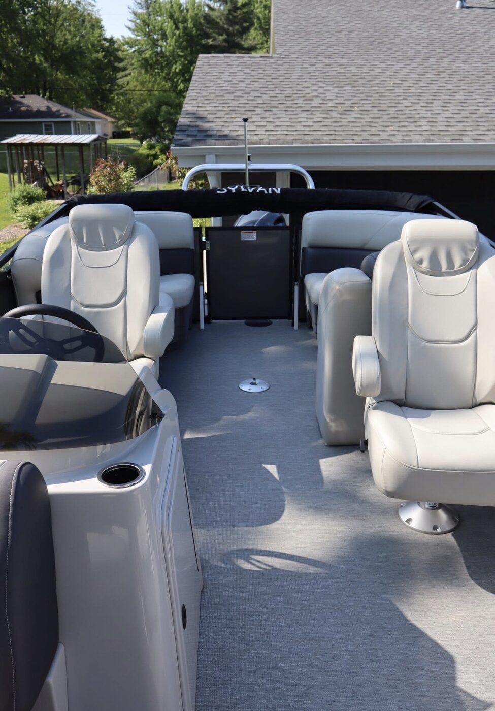 Detailed boat seating