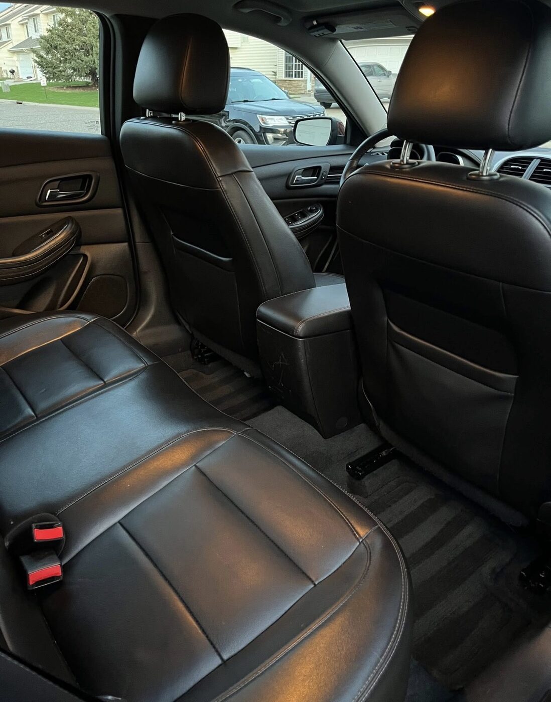 Detailed leather interior