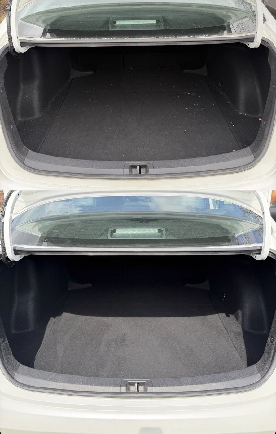 Trunk cleaning result